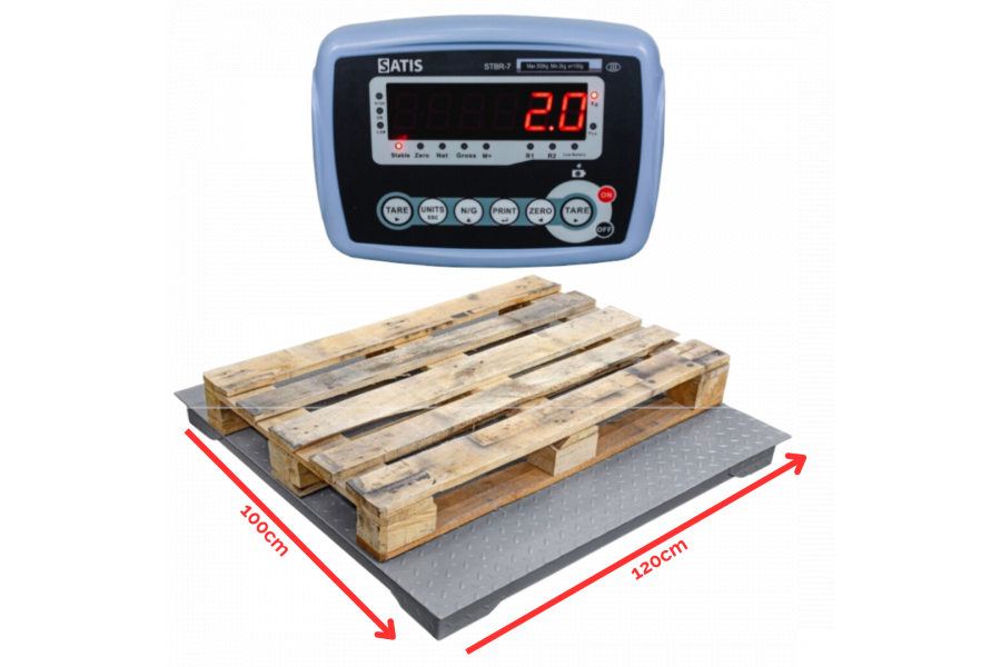 SATIS WAGA PLATFORMOWA STS 1x1,2m STBR-7