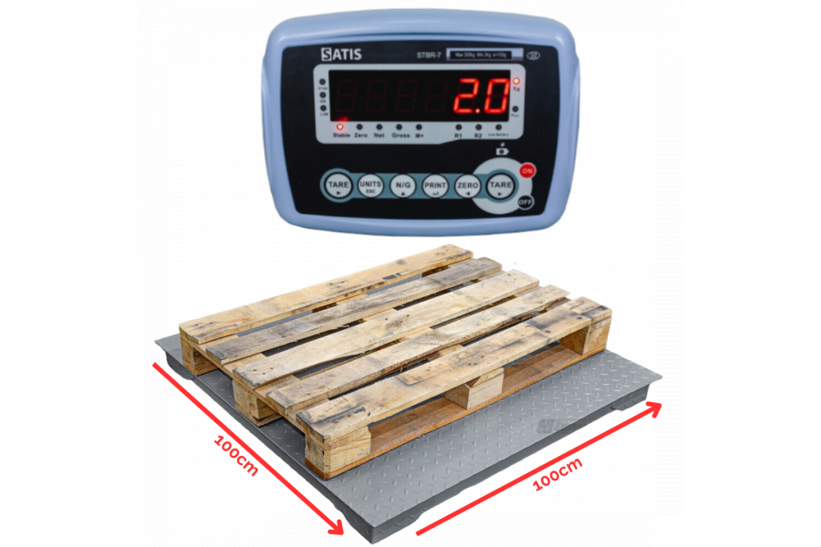 SATIS WAGA PLATFORMOWA STS 1x1m STBR-7
