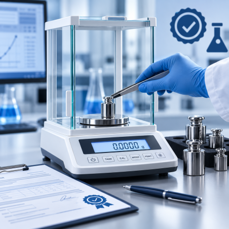 Wzorcowanie wykonane przez OUM w laboratorium z akredytacją PCA